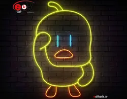 تابلو نئون طرح جوجه شماره 1 در ابعاد مختلف +آداپتور+ فایل لایه باز