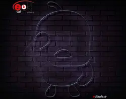 تابلو نئون طرح جوجه شماره 1 در ابعاد مختلف +آداپتور+ فایل لایه باز