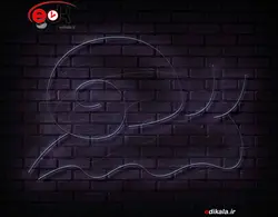تابلو نئون طرح حلزون شماره 1 در ابعاد مختلف +آداپتور+ فایل لایه باز