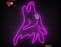 تابلو نئون طرح گرگ شماره 5 در ابعاد مختلف +آداپتور+ فایل لایه باز