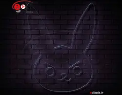 تابلو نئون طرح کارتونی شماره 79 در ابعاد مختلف + آداپتور