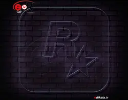 تابلو نئون طرح تابلو نئون طرح لوگو راک استار شماره 1 در ابعاد مختلف +آداپتور+ فایل لایه باز