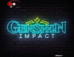 تابلو نئون طرح گیمینگ شماره 33 در ابعاد مختلف +آداپتور+ فایل لایه باز