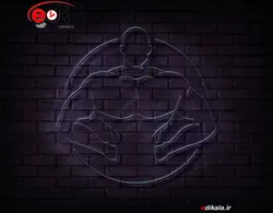 تابلو نئون طرح بدنسازی شماره 13 در ابعاد مختلف + آداپتور