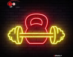 تابلو نئون طرح بدنسازی شماره 12 در ابعاد مختلف + آداپتور