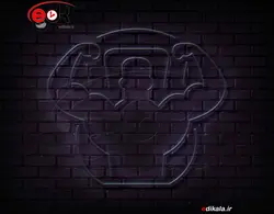 تابلو نئون طرح بدنسازی شماره 11 در ابعاد مختلف + آداپتور