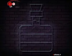 تابلو نئون طرح عطر شماره 5 در ابعاد مختلف +آداپتور+ فایل لایه باز