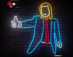 تابلو نئون طرح سینمایی شماره 29 در ابعاد مختلف +آداپتور+ فایل لایه باز