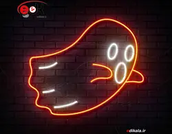 تابلو نئون طرح روح شماره 25 در ابعاد مختلف + آداپتور