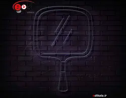 تابلو نئون طرح لوازم آرایشی شماره 8 در ابعاد مختلف +آداپتور+ فایل لایه باز