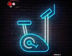تابلو نئون طرح ورزشی شماره 10 در ابعاد مختلف +آداپتور+ فایل لایه باز