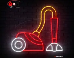 تابلو نئون طرح جارو برقی شماره 2 در ابعاد مختلف +آداپتور+ فایل لایه باز