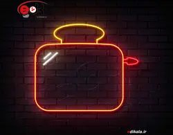 تابلو نئون طرح تستر شماره 1 در ابعاد مختلف +آداپتور+ فایل لایه باز