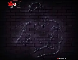 تابلو نئون طرح مافیا شماره 12 (شهروند) در ابعاد مختلف +آداپتور+ فایل لایه باز