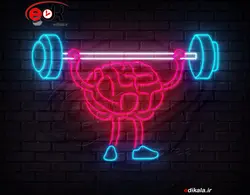 تابلو نئون طرح مغز بدنساز شماره 1 در ابعاد مختلف +آداپتور+ فایل لایه باز
