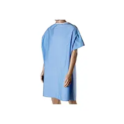 گان پارچه ای بیمار آبی