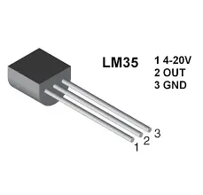 سنسور دما LM35DZ-org