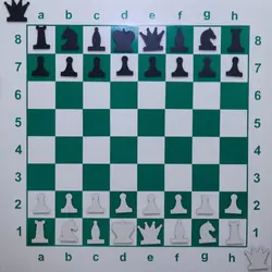 تابلو آموزشی شطرنج کلاسیک نو ۱۰۰ در ۱۰۰ سانتی متر