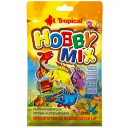 غذای پولکی برای ماهیان کوچک۱۲گرم مدل Hobby Mix