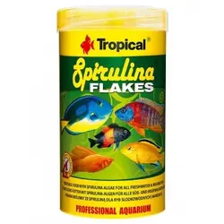 غذای پولکی حاوی اسپیرولینا مدل Spirulina Flakes