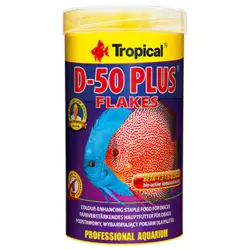 غذای D50 پلاس پولکی دیسکس مدل(۱۰۰۰میل۲۰۰گرمی) D_50 Plus