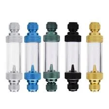 حباب شمار و سوپاپ یک طرفه فلزی(وصل به مانومتر)