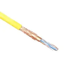 کابل شبکه CAT6 SFTP Obero قرقره 500 متري (صادراتي زرد) - نورالینک