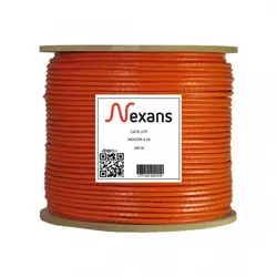کابل شبکه CAT6 UTP 045 نگزنس قرقره 305 متري - نورالینک