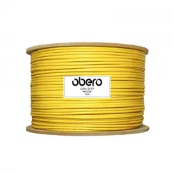 کابل شبکه CAT6 SFTP Obero قرقره 305 متري (صادراتي زرد) - نورالینک