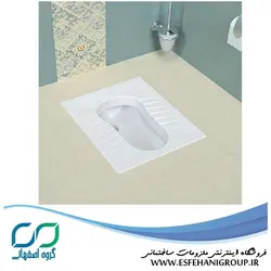 توالت زمینی چینی کرد مدل آرین ریم بسته