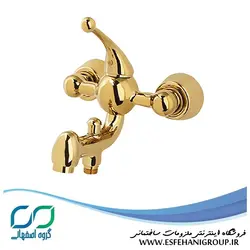 شیر حمام کرومات مدل اسکای طلایی