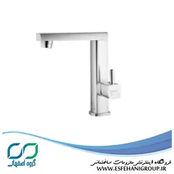 شیر روشویی درخشان مدل اسپینر کروم