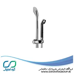 علم دوش یونیکا KWC مدل فیت ایر با سر دوش سوئیسی سفید
