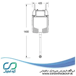 فلاش تانک توکار زمینی ایمن آب مدل کلیک