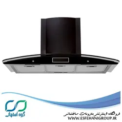 هود شومینه ای درسا مدل بیتا مشکی سایز 90
