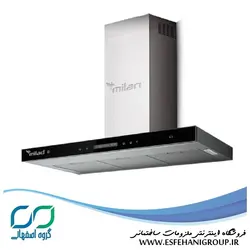 هود شومینه ای میلان مدل مارال سایز 90 استیل