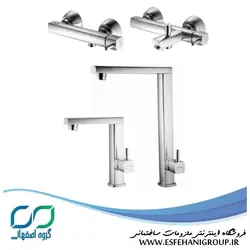 ست شیرآلات درخشان مدل اسپینر کروم