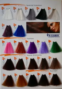 رنگ مو بدون آمونیاک ویتامول (Vitamol) بلوند شکلاتی کاراملی (شماره Ch 7/8) حجم 120 میل