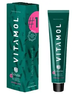 رنگ مو بدون آمونیاک ویتامول (Vitamol) بلوند شکلاتی کاراملی (شماره Ch 7/8) حجم 120 میل