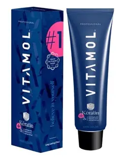 رنگ مو ویتامول (Vitamol) عسلی (شماره 6/54 عسلی) حجم 120 میل