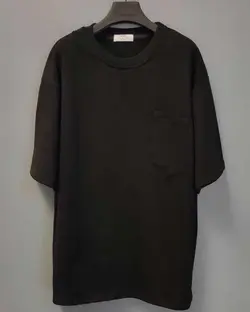 تیشرت اورسایز مشکی جیب دار ضخیم Bershka