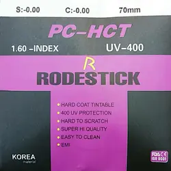 عدسی پلی کربنات ضد خش قابل رنگ نیمه فشرده ردستیک RODESTICK - عینک چشمک