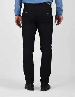 شلوار کتان پارچه راسته مشکي کتان