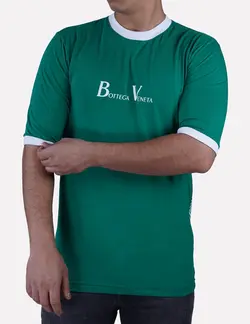 تیشرت طرح دار سبز طرح Bottega