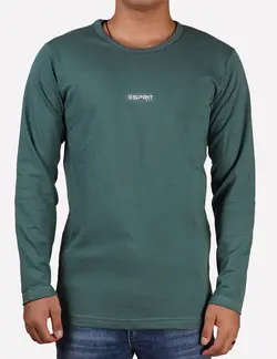 دورس یقه گرد اسپریت آستین بلند سبز