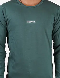 دورس یقه گرد اسپریت آستین بلند سبز