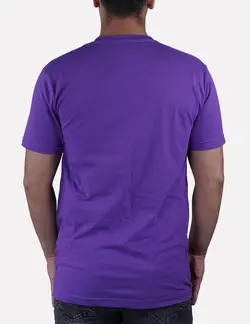 تیشرت طرح دار بنفش طرح شامپانزه