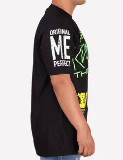 تیشرت مشکی طرح دار NEW STYLE