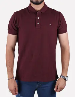 پولو شرت جودون زرشکی ملانژ