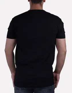 تیشرت طرح دار مشکی طرح آدیداس